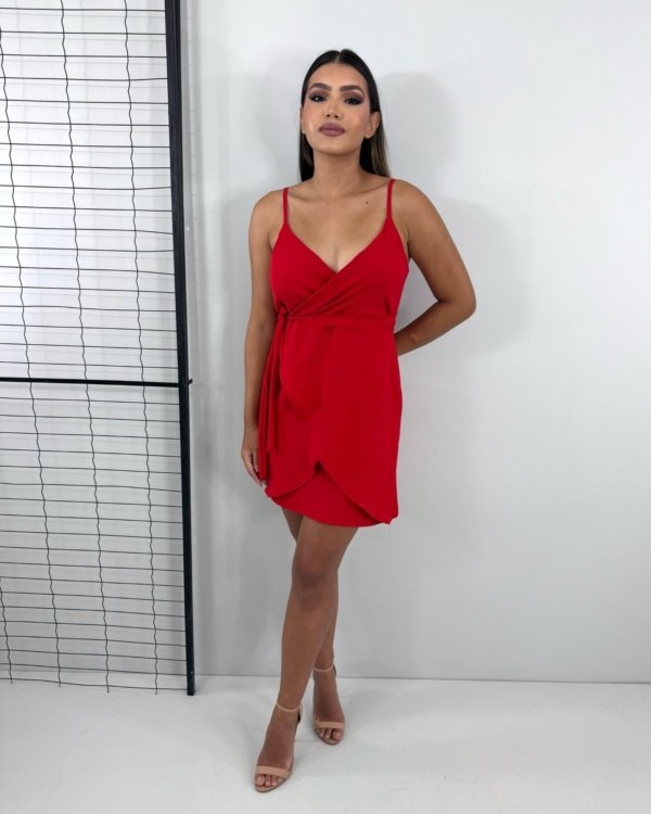 Vestido Anastasia - Vermelho