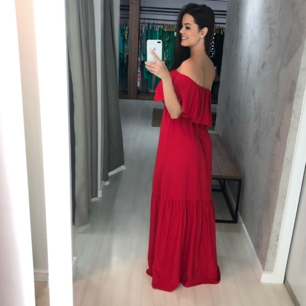 Vestido Luíza - Vermelho