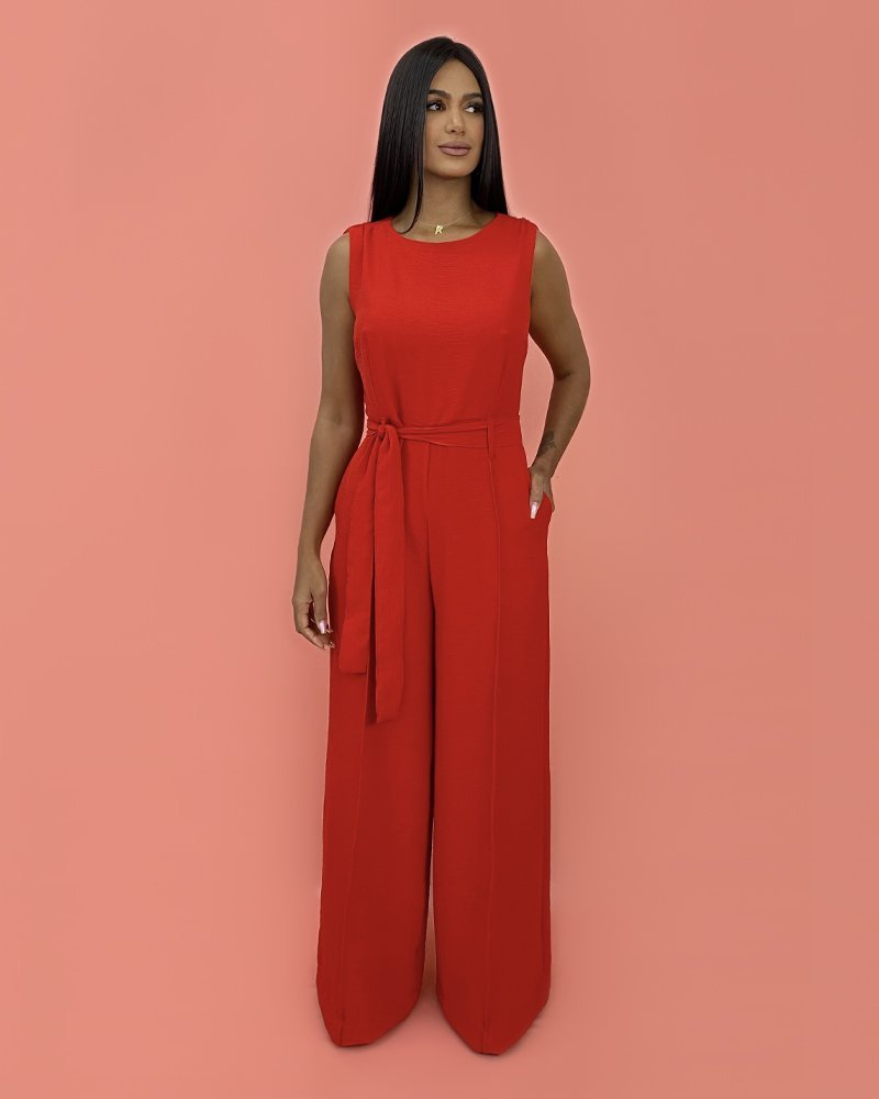 Macacão Celina - Vermelho - Image 4