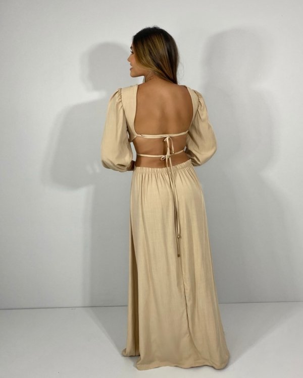 Vestido Giza - Nude