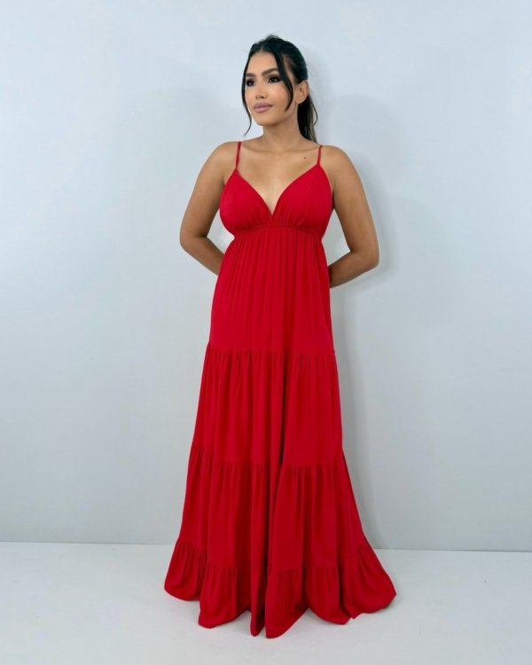 Vestido Sophia - Vermelho
