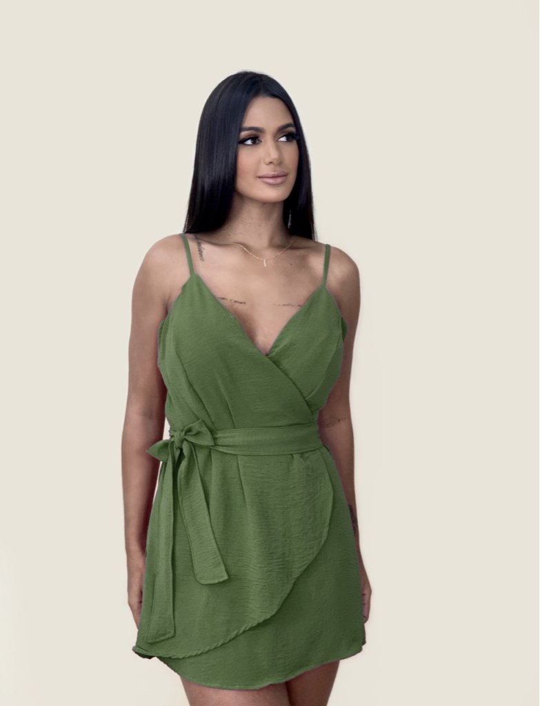 Macaquinho Paola - Verde Militar