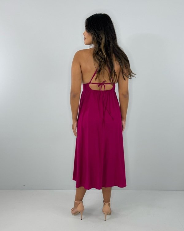 Vestido Heloína - Cereja