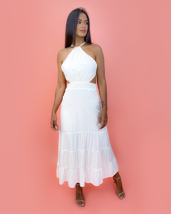 Vestido Estefane - Branco
