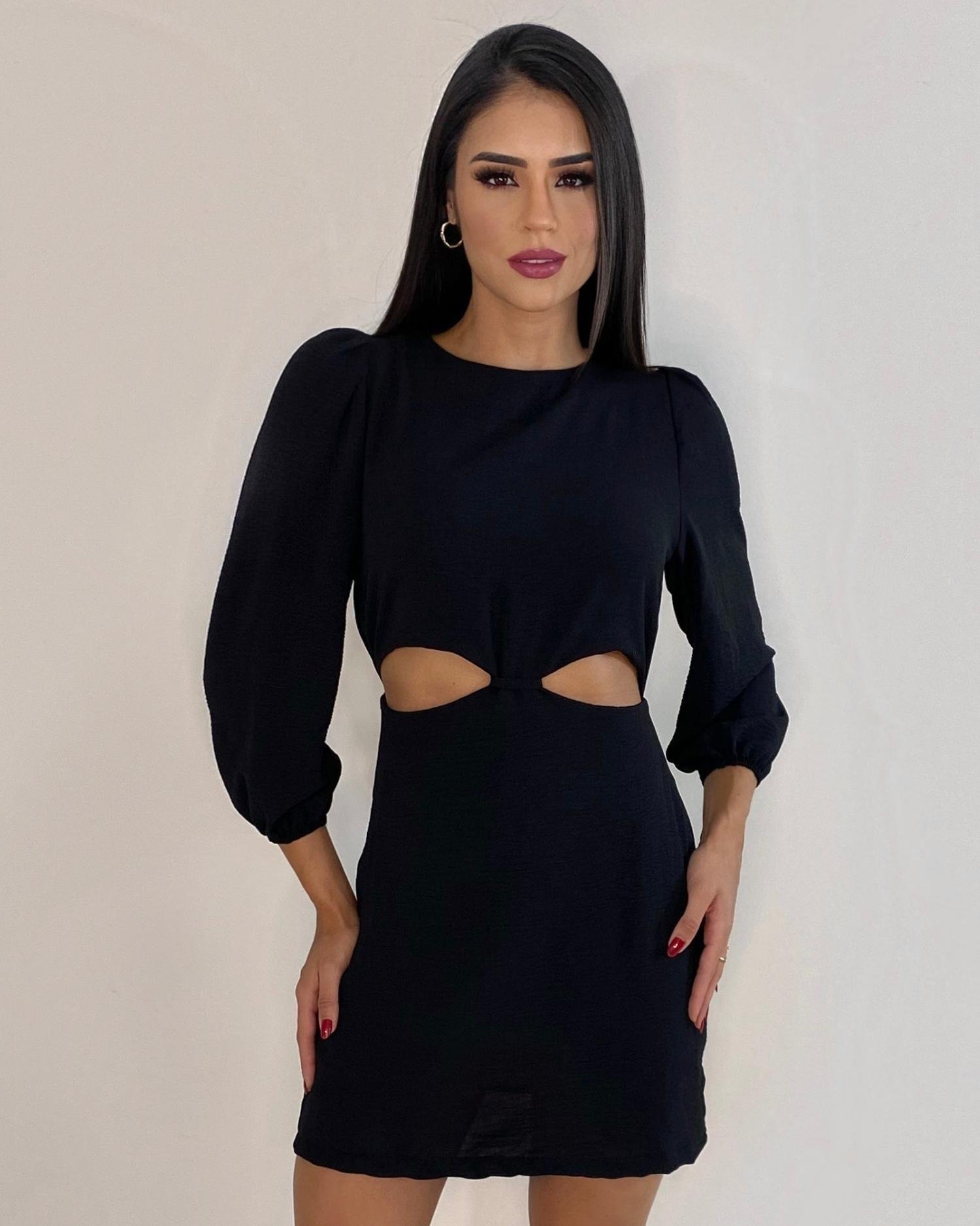 Vestido Tainara - Preto - Image 2