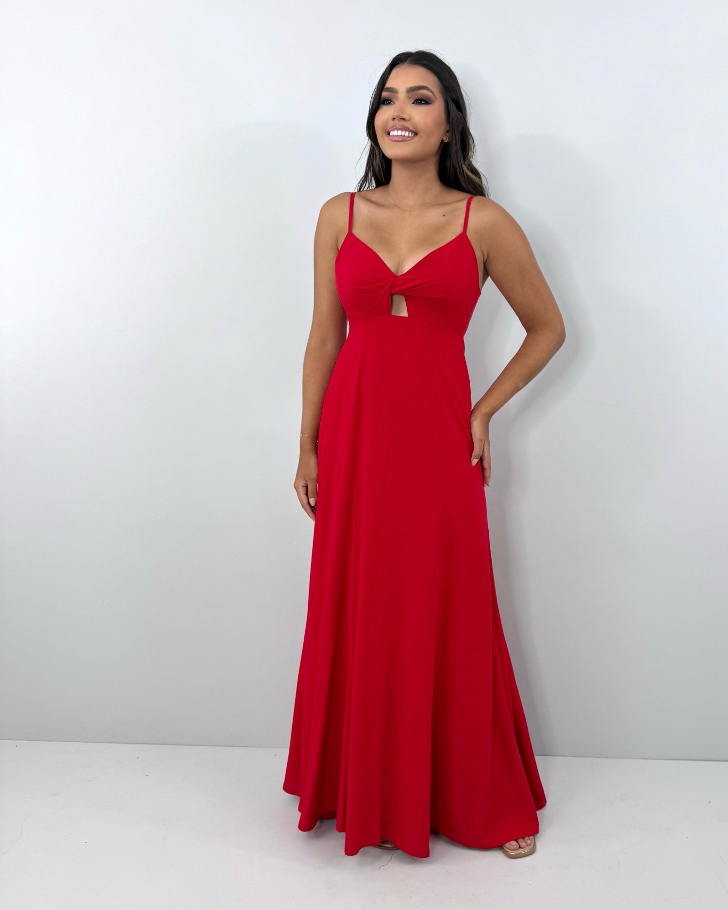 Vestido Eliana - Vermelho - Image 1