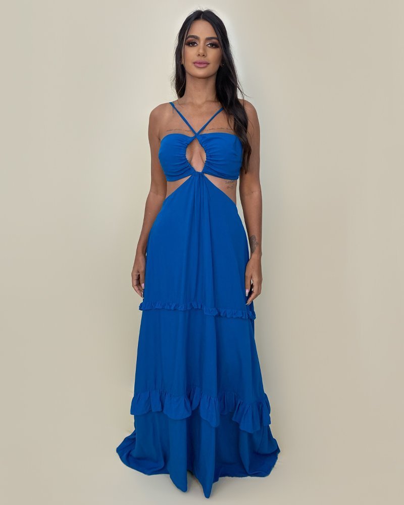 Vestido Michelle - Azul Petróleo - Image 2