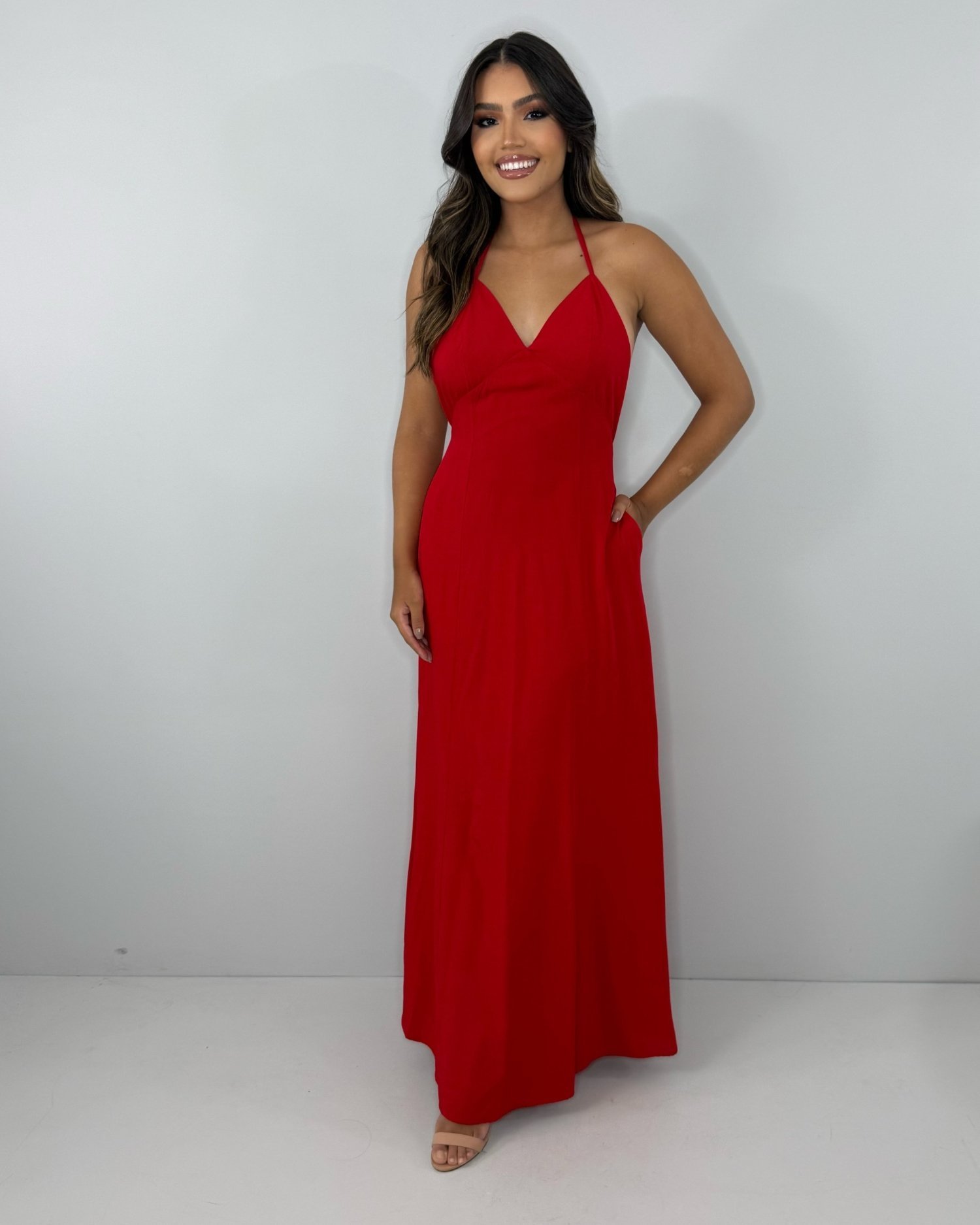 Vestido Victória - Vermelho - Image 2