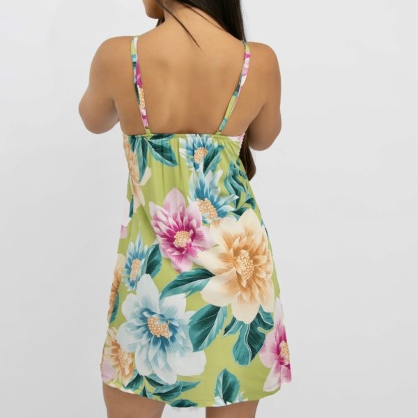 Vestido Pauline - Floral Exclusivo Verde