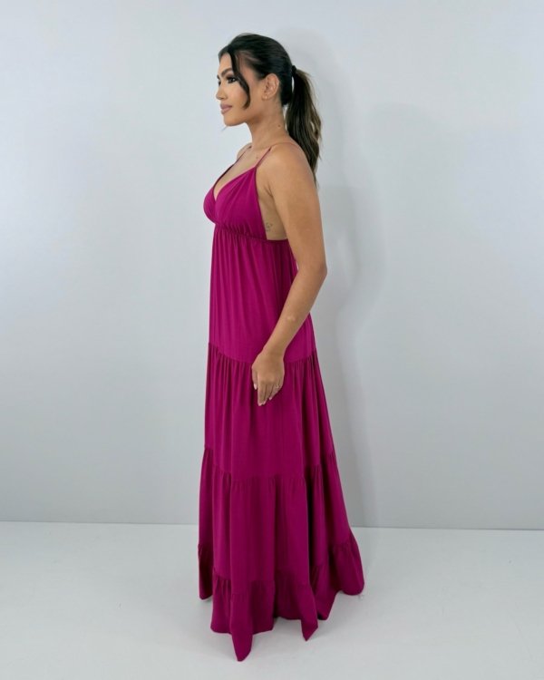 Vestido Sophia - Cereja