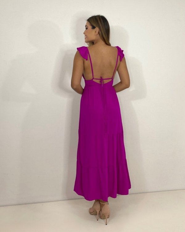 Vestido Maitê - Fúcsia
