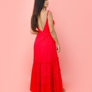 Vestido Raquel - Vermelho - Image 5