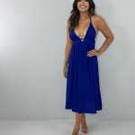 Vestido Heloína – Azul Royal