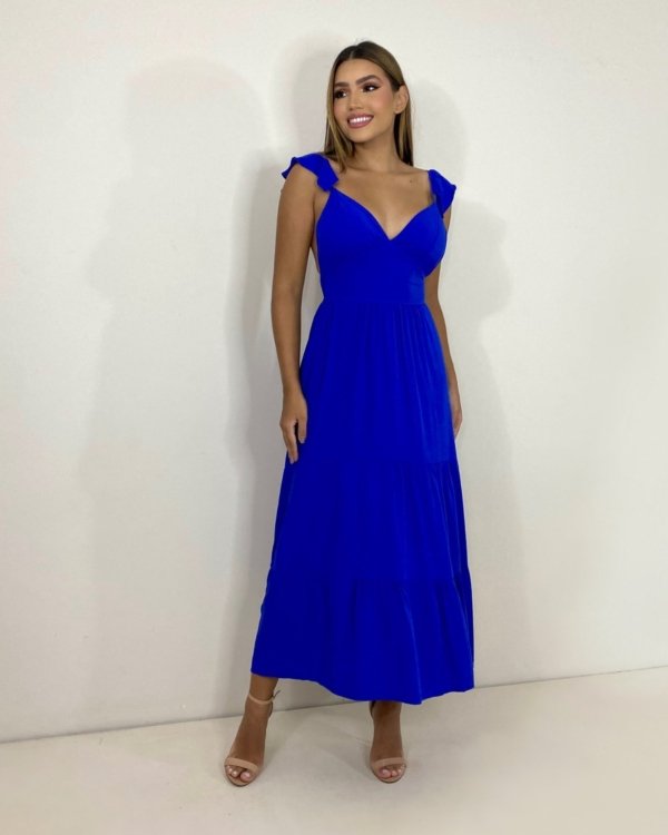 Vestido Maitê - Azul Royal