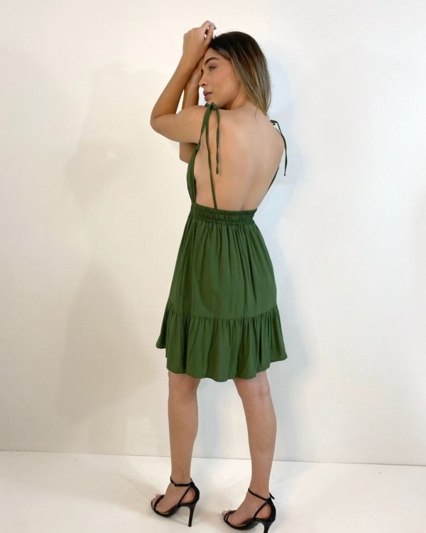 Vestido Valentina - Verde Militar