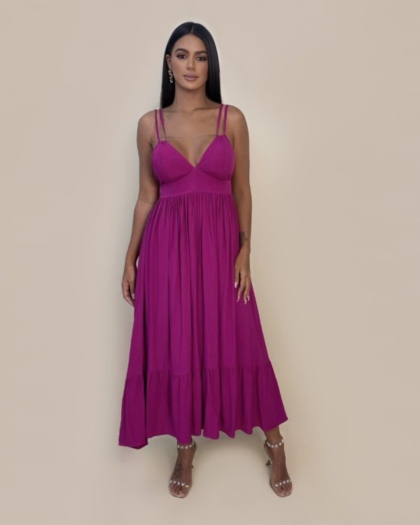 Vestido Maísa - Fúcsia