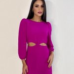 Vestido Tainara – Fúcsia