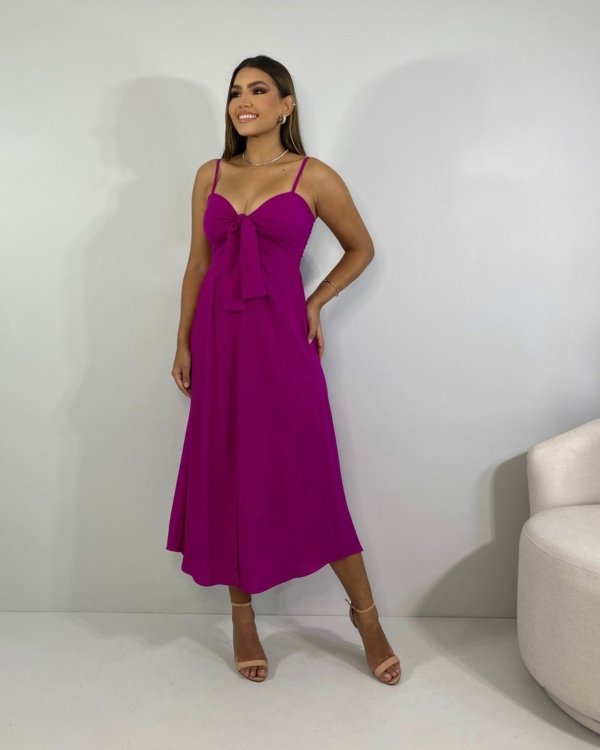 Vestido Karita - Fúcsia