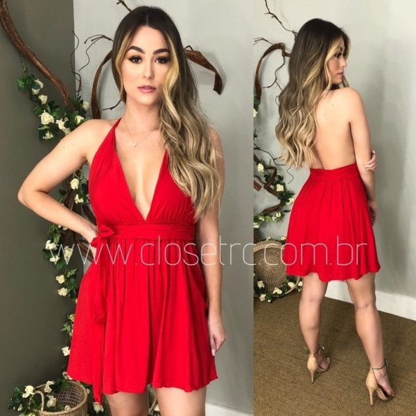 Vestido Bruna - Vermelho