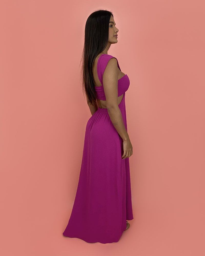 Vestido Antonela - Fúcsia - Image 3