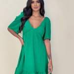 Vestido Melissa – Verde Bandeira