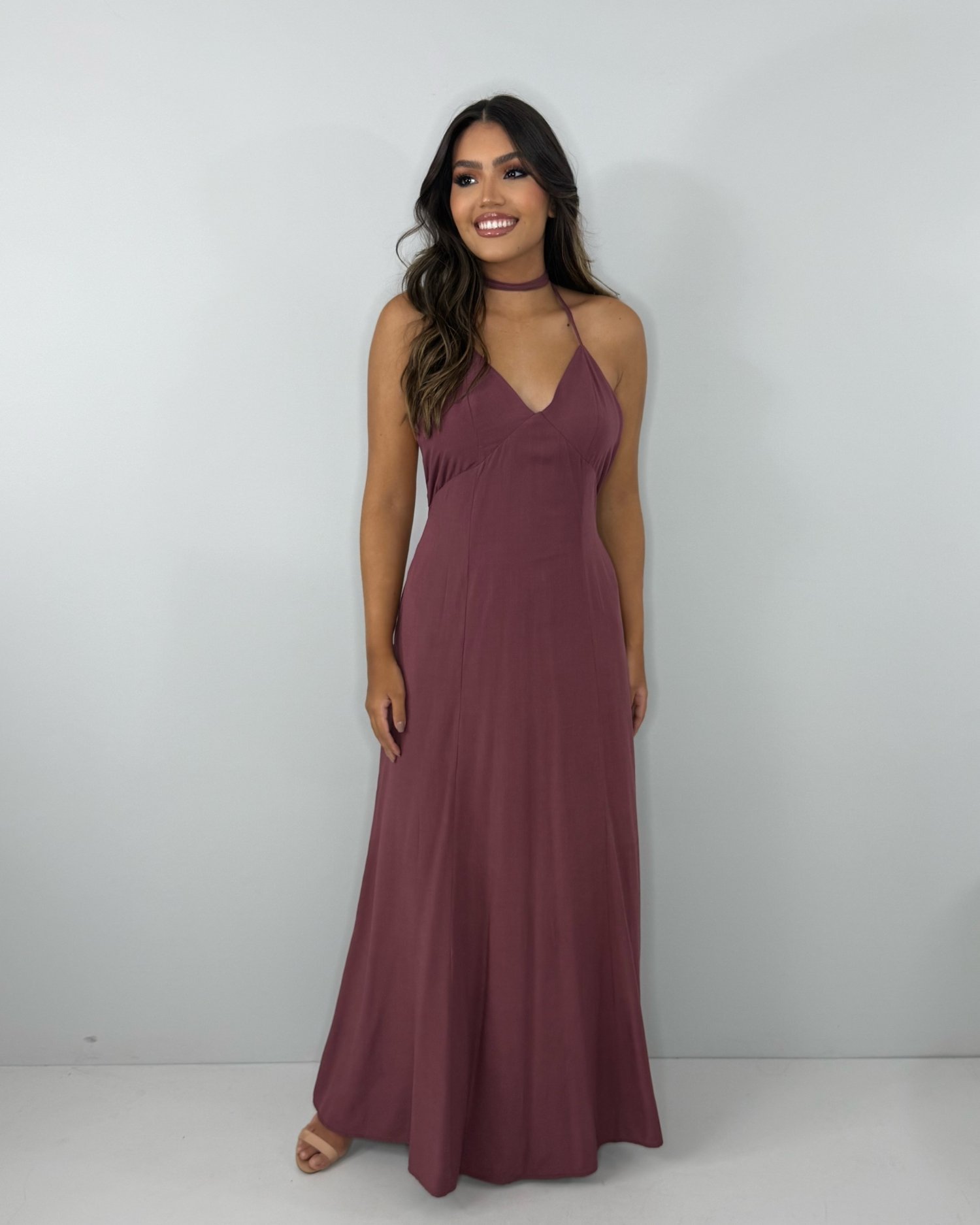 Vestido Victória - Marrom - Image 2