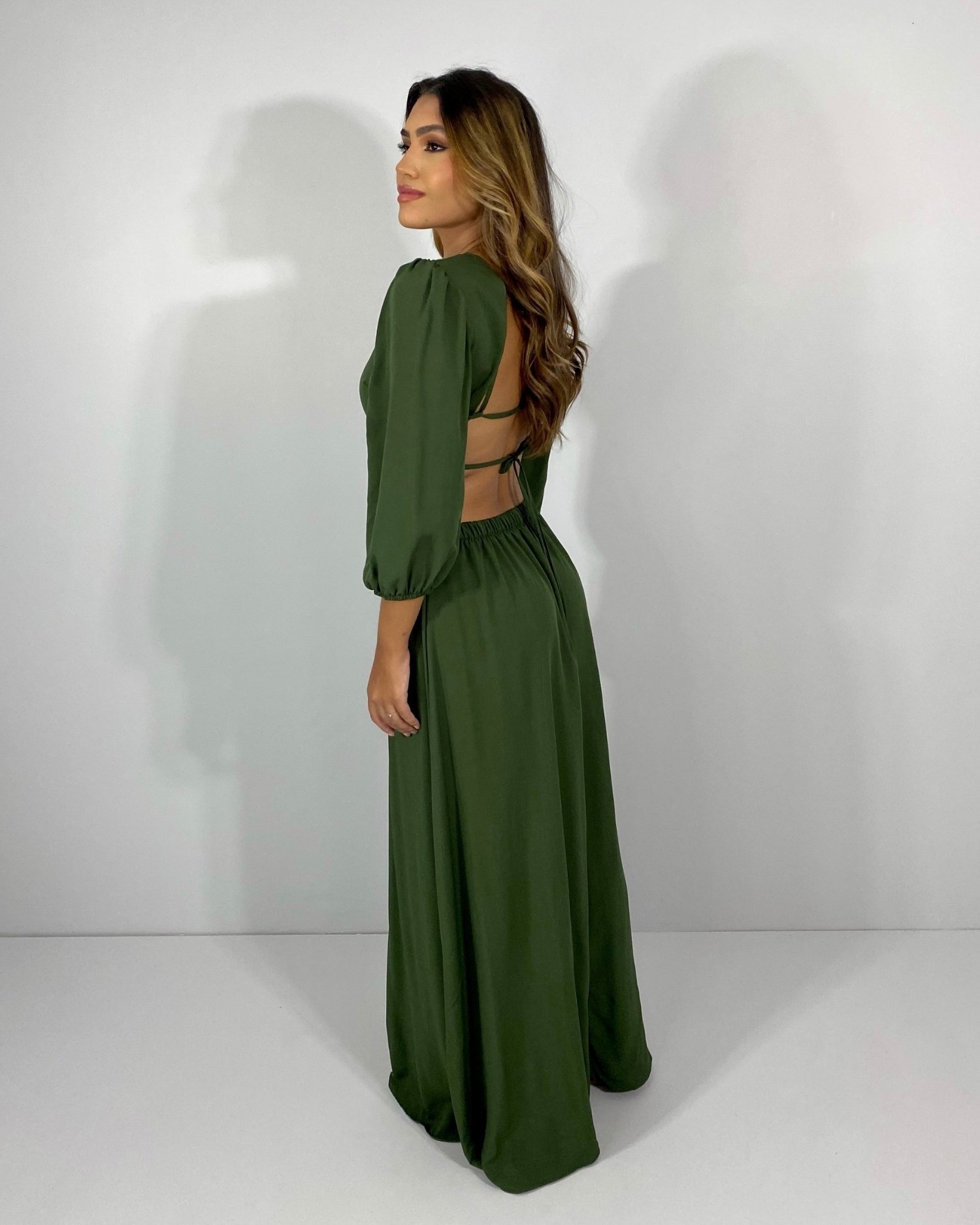 Vestido Giza - Verde Militar - Image 4