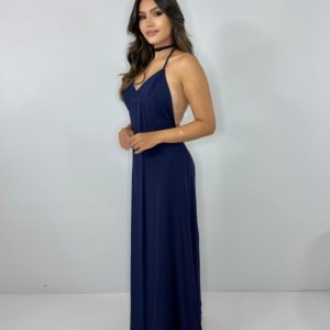 Vestido Victória - Azul Marinho - Image 6