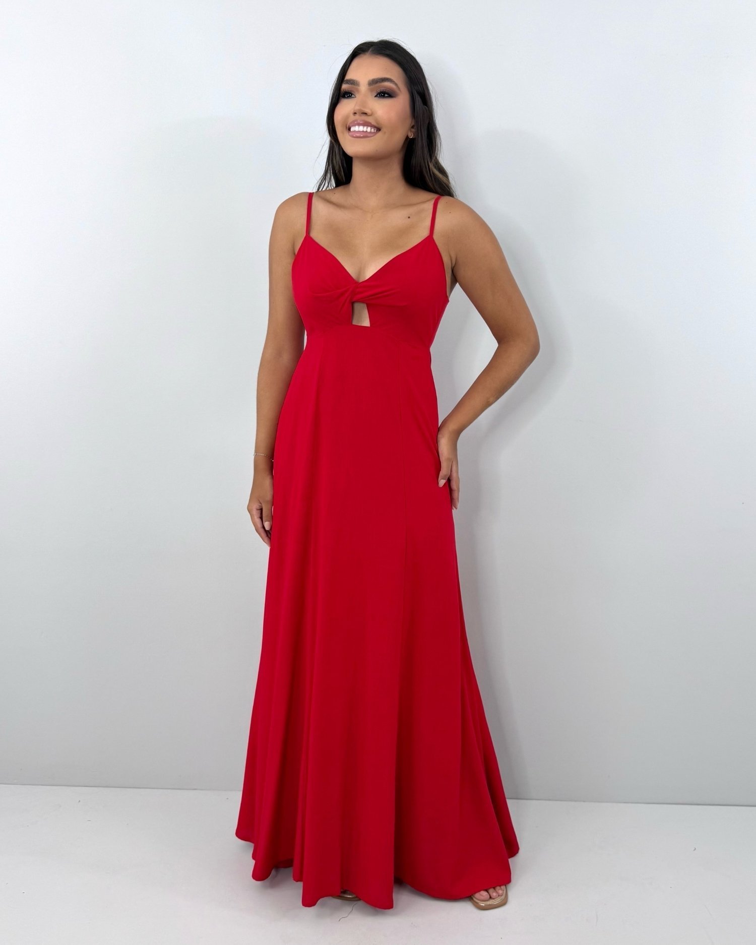 Vestido Eliana - Vermelho - Image 2