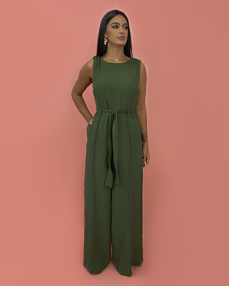 Macacão Celina - Verde Militar - Image 4