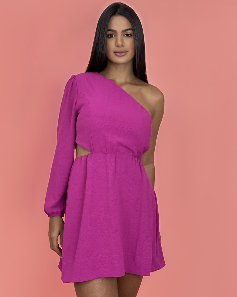 Vestido Luna em Duna - Fúcsia - Image 2