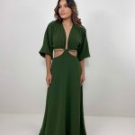 Vestido Cibele – Verde Militar