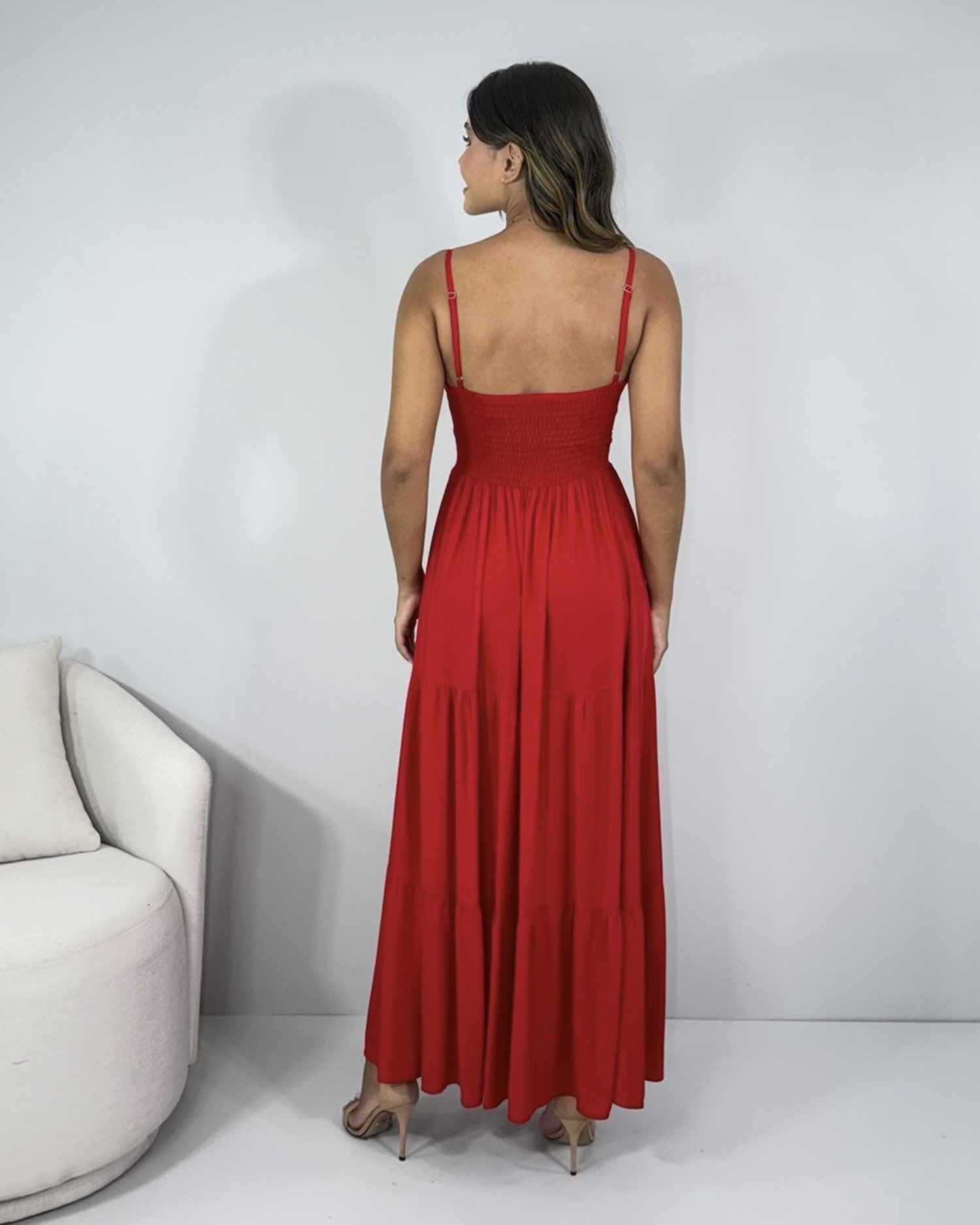 Vestido Helô - Vermelho - Image 5