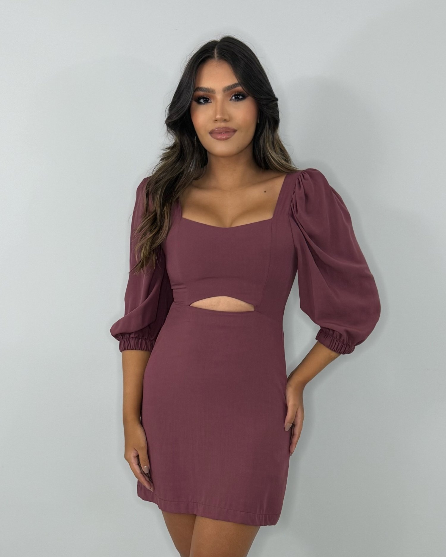 Vestido Yuna - Marrom - Image 1