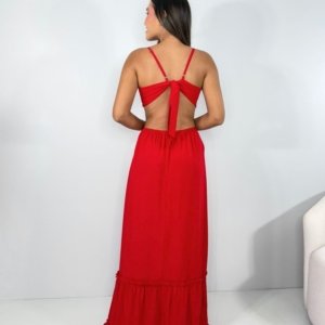 Vestido Launa - Vermelho - Image 4