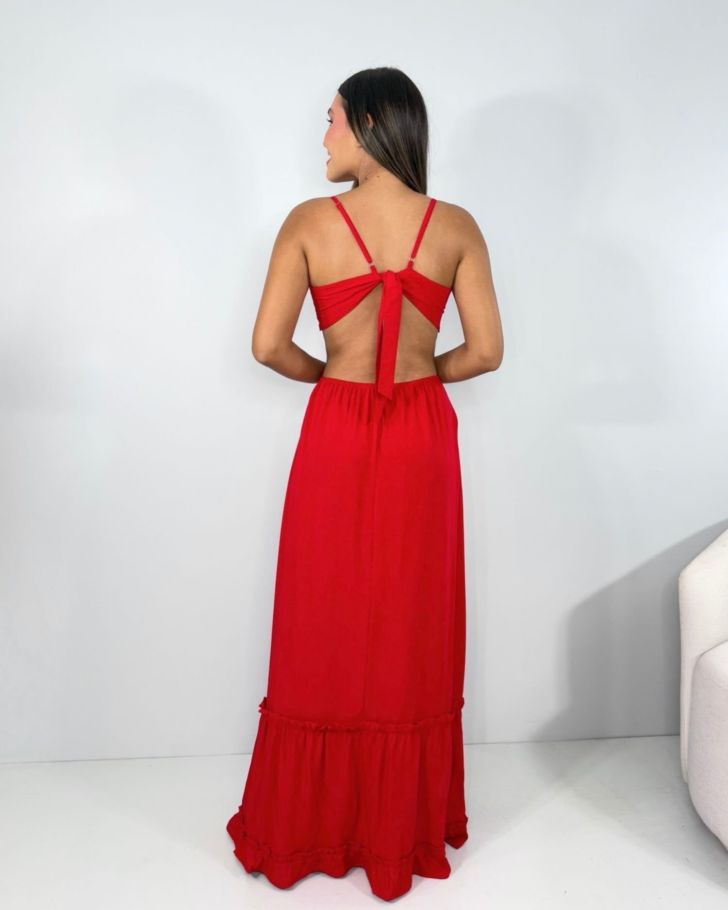Vestido Launa - Vermelho - Image 4