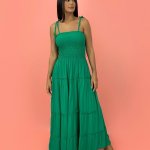Vestido Gabriela – Verde Bandeira