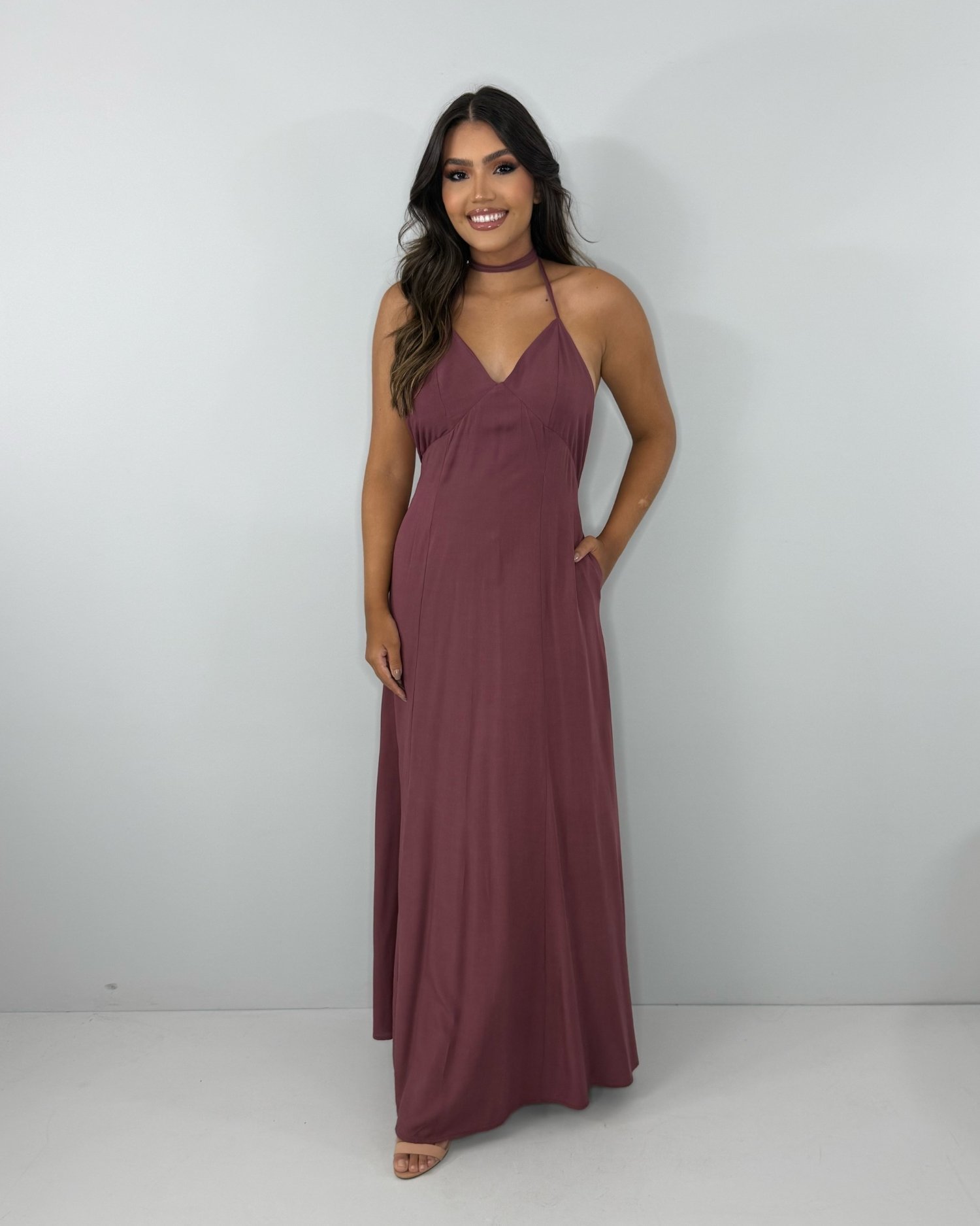 Vestido Victória - Marrom - Image 7