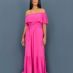 Vestido Luíza – Rosa Chiclete