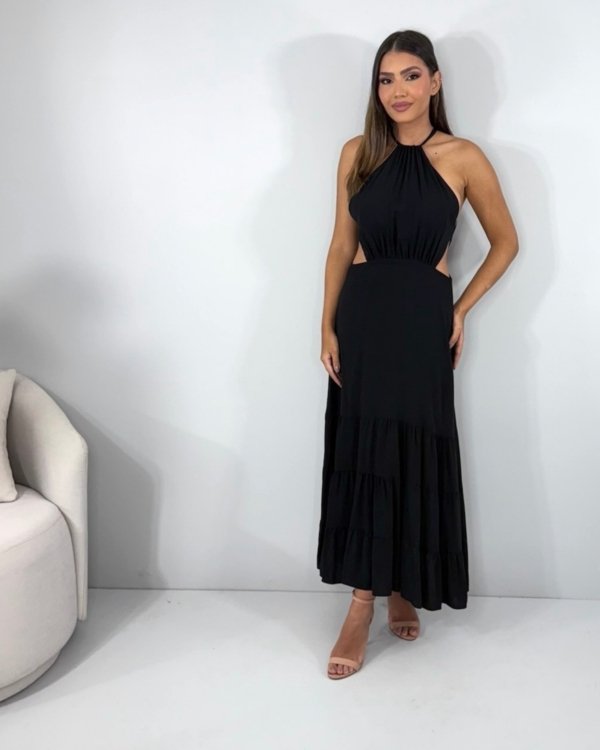 Vestido Estefane - Preto