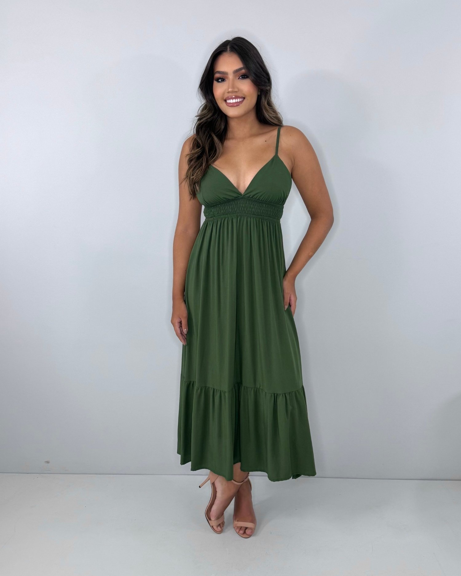 Vestido Beatriz - Verde Militar - Image 4