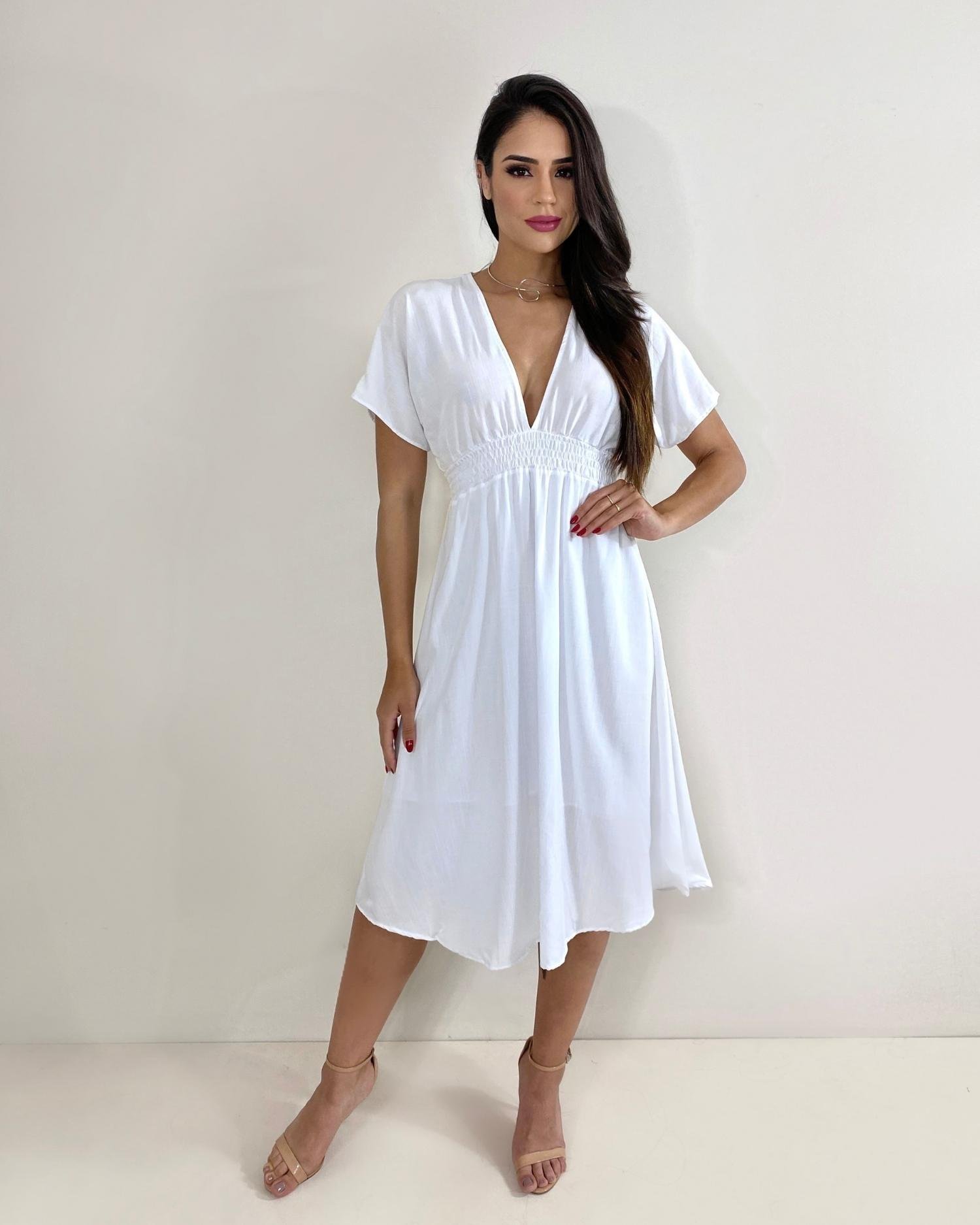 Vestido Marcela - Branco - Image 2