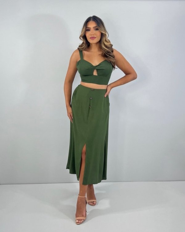 Conjunto Jamile - Verde Militar