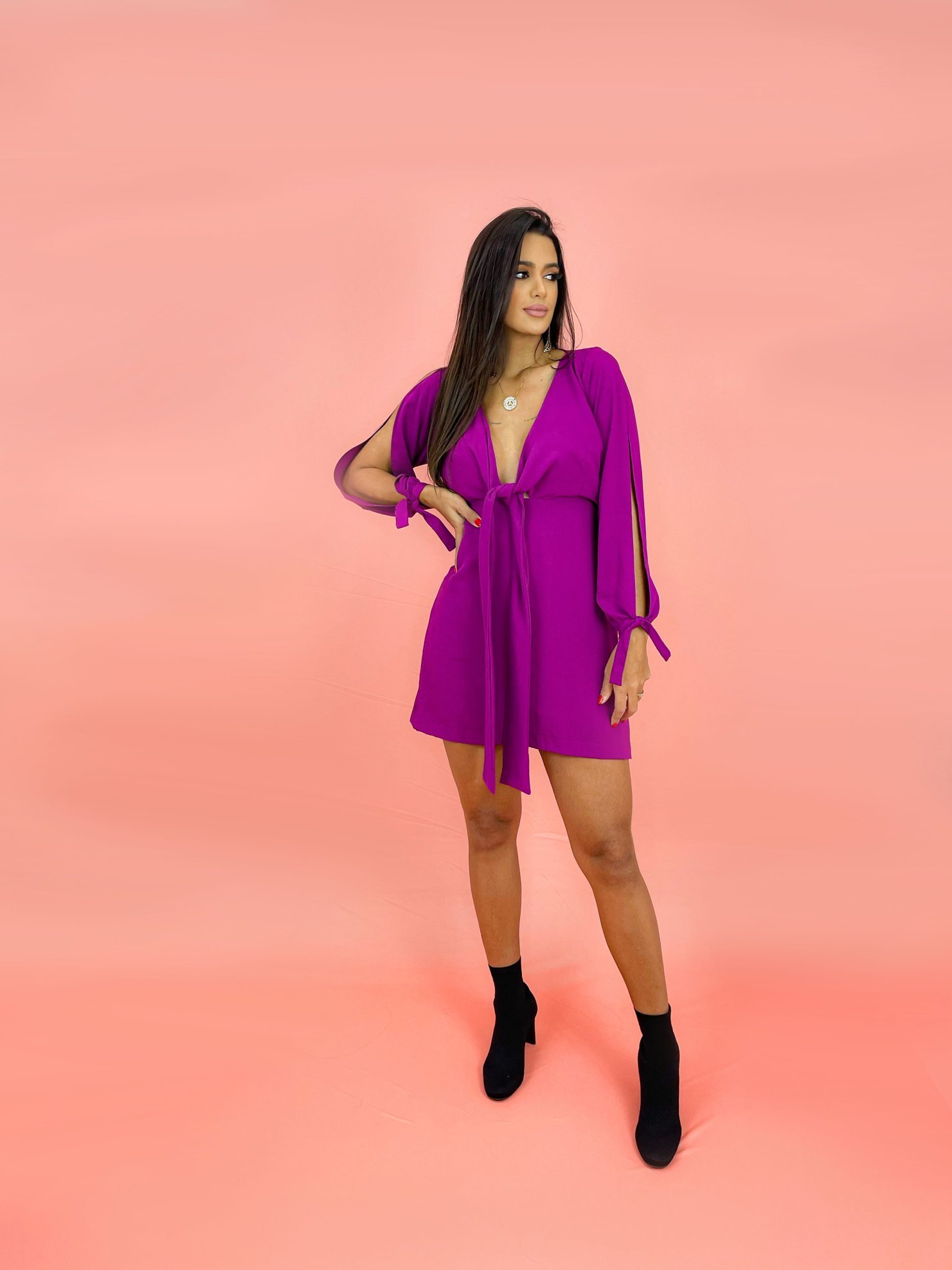Vestido Marília - Roxo - Image 2