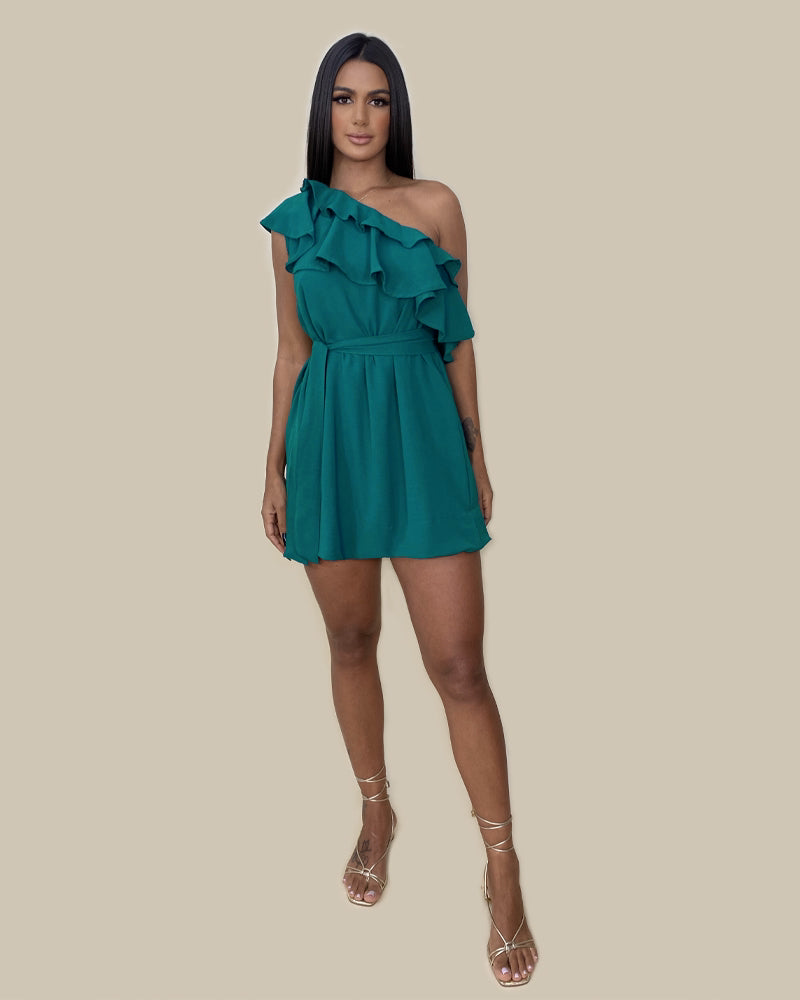 Vestido Lorrane - Verde Esmeralda - Image 1