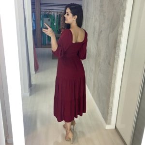 Vestido Juliana - Marsala - Image 3